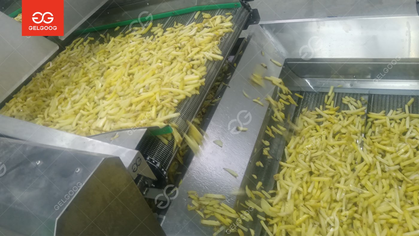 薯條加工現(xiàn)場